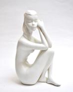 sculptuur, Nude lady - 26.8 cm - Keramiek
