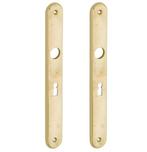 Set van twee langschilden smal SL72 messing antiek, Verzenden, Nieuw