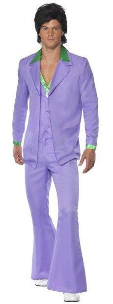 Lavender jaren 70 suit, Kleding | Heren, Carnavalskleding en Feestkleding, Nieuw, Ophalen of Verzenden