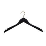 Hanger black Helena 44 cm gold hook