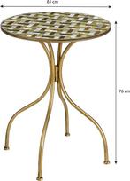 2dekans | Mica Decorations Alanza Bistrotafel - H76 x Ø61 cm, Tuin en Terras, Tuinsets en Loungesets, Ophalen of Verzenden, Zo goed als nieuw