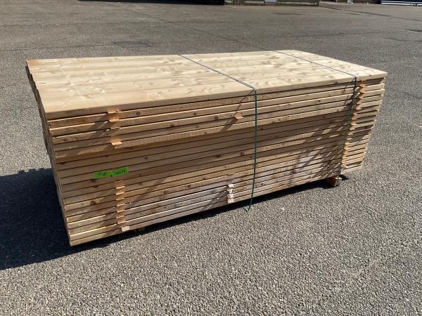 Veiling - 25x vuren plank geschaafd 240x18x3.8 cm, Doe-het-zelf en Verbouw, Hout en Planken, Nieuw