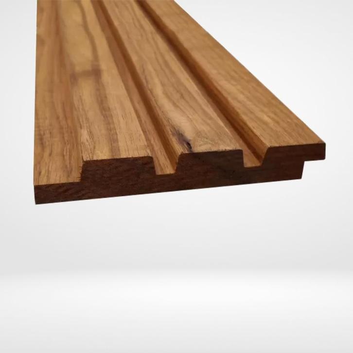 Thermo Fraké Triple Rhombusprofiel 21 × 140 mm, Doe-het-zelf en Verbouw, Hout en Planken, Ophalen of Verzenden