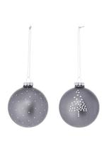 Bloomingville kersthanger (Ø6cm) (glas) (set van 2), Diversen, Kerst, Verzenden, Nieuw