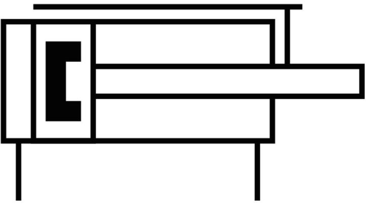 Festo Minislede 20mm Boring 10mm Slag Dubbelwerkend - 570187, Doe-het-zelf en Verbouw, Gereedschap | Machine-onderdelen en Toebehoren