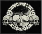Black Label Society Worldwide Skulls Patch off. merchandise, Verzamelen, Nieuw, Ophalen of Verzenden, Kleding