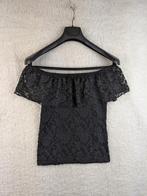 Hollister black lace off-shoulder top, Kleding | Dames, Verzenden, Nieuw