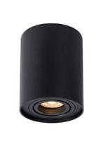 Lucide TUBE - Plafondspot Ø 9,6 cm GU10 Zwart Kantelbaar, Nieuw, Trendy verlichting, Verzenden