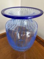 Kosta Boda - Kjell Engman - Blue Flow - Vaas - Glas, Antiek en Kunst, Antiek | Glas en Kristal