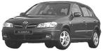 Nissan Almera 2000-2002 Koplamp Links (Koplampen), Auto-onderdelen, Verzenden, Nieuw
