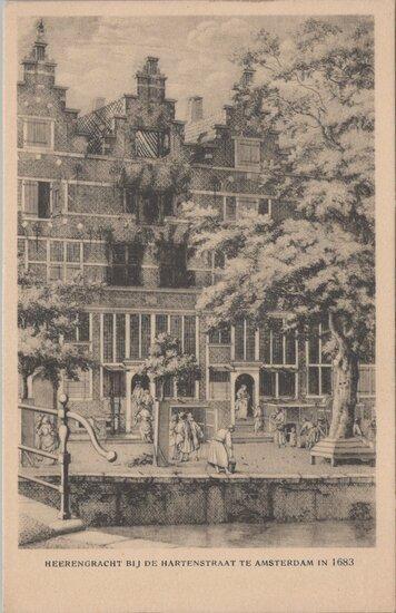 AMSTERDAM - Heerengracht bij de Hartenstraat te Amsterdam..., Verzamelen, Ansichtkaarten | Nederland, Verzenden