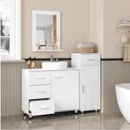 Vrijstaand Badkamermeubel met 3 Lades en Plank, Verzenden, Nieuw