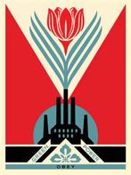 Shepard Fairey (OBEY) (1970) - Green Power Factory (Red)