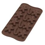 Silikomart Siliconen Bonbonvorm Gingerbread (15x) 4,3x3,5cm, Nieuw, Verzenden