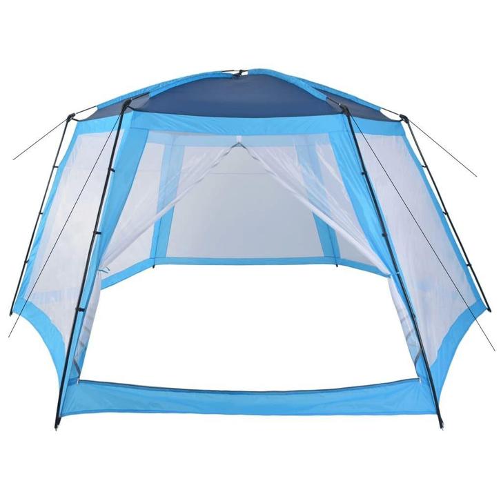 Zwembad Overkapping blauw - Retourdeal: Perfect voor de z..., Tuin en Terras, Zwembaden, 400 cm of meer, Rond, Nieuw, Overige typen
