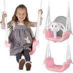 Baby schommel - beer thema - 6m-7j/30kg - roze&wit - 3in1, Kinderen en Baby's, Speelgoed | Buiten | Speeltoestellen, Ophalen of Verzenden