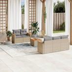 vidaXL 6-delige Loungeset met kussens poly rattan gemengd, Tuin en Terras, Verzenden, Nieuw, Rotan, Loungeset