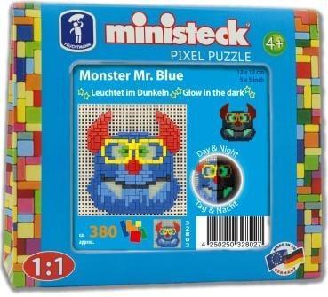 Feuchtmann - ministeck Glow in the dark - Monster Mr. Blue, Kinderen en Baby's, Speelgoed | Educatief en Creatief, Knutselen, Nieuw
