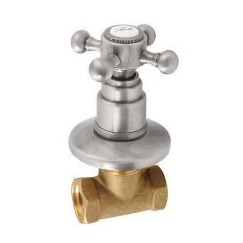 Kruisgreep Koud Water Sapho Antea 6x6 cm Zilver, Doe-het-zelf en Verbouw, Sanitair, Kraan, Nieuw, Ophalen of Verzenden
