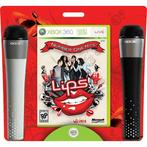 Lips: Number One Hits + 2 microfoons Xbox 360 Met garantie!, Ophalen of Verzenden, Zo goed als nieuw, Muziek