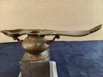 Diya/Vilakku - laat 19e eeuw - Brons - India - stijl Tamil, Antiek en Kunst