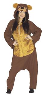 Onesie Beer fluffy, Verzenden, Nieuw, Feestartikel