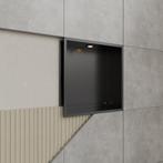 Inbouwnis BWS Alfie 30x30 cm Met LED Verlichting Mat Zwart, Ophalen of Verzenden, Nieuw, Bad