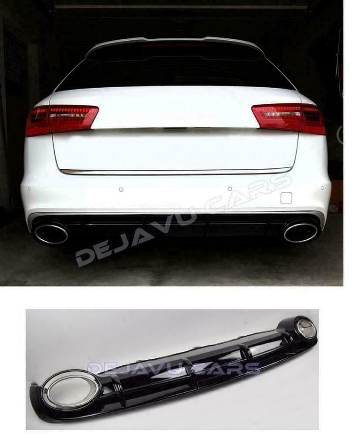 Bumper Diffuser voor Audi A3 A4 A5 A6 A7 RS3 RS4 RS5 RS6 RS7, Auto-onderdelen, Carrosserie en Plaatwerk, Nieuw, Audi, Achter, Bumper