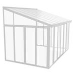 Aluminium Overkapping / Serre - Wit - Incl. Zijwanden & Schu, Verzenden, Nieuw