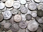 Wereld. 1 kilo SILVER World coins 1837-1989 Unsorted