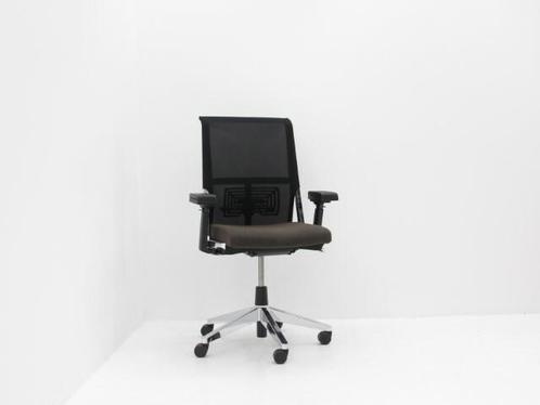 Bureaustoel Comforto D5965 - stof diepbruin - voet chroom -, Huis en Inrichting, Bureaus, Ophalen of Verzenden