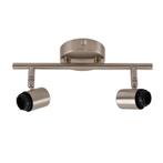 Aluminium plafondfitting zilver, Rika, Ophalen of Verzenden, Nieuw, Metaal, Basis