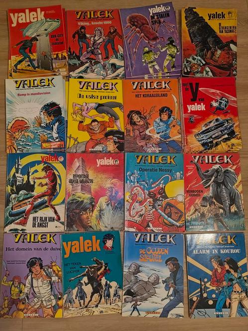 Yalek stripboeken door Denayer en Duchateacu - Yalek strips, Boeken, Stripboeken, Gelezen, Complete serie of reeks, Verzenden