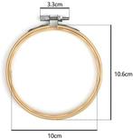 Bamboe borduurring flowerhoop bloemenring met stelschroef 10, Hobby en Vrije tijd, Ophalen of Verzenden, Nieuw