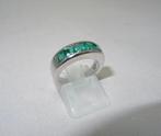 Ring - 18 karaat Witgoud Smaragd, Sieraden, Tassen en Uiterlijk, Ringen, Nieuw