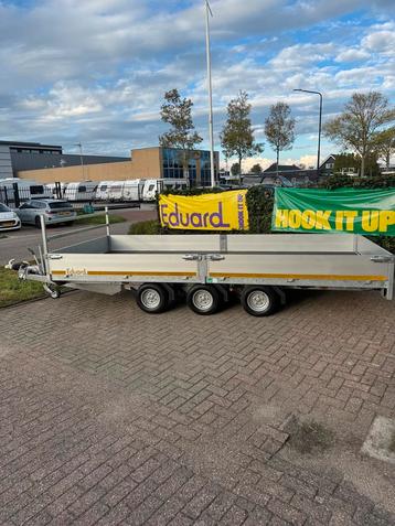 Te koop: Demo model Eduard plateauwagen 456x200 cm – 3500kg beschikbaar voor biedingen