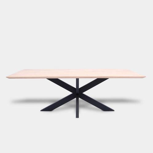 Tafel Rechthoekig Eikenhout - Matrix XL - Onbehandeld, Huis en Inrichting, Tafels | Eettafels