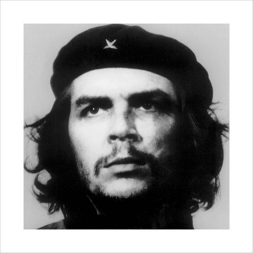 Kunstdruk Che Guevara Korda Portrait 40x40cm, Huis en Inrichting, Woonaccessoires | Schilderijen, Tekeningen en Foto's, Nieuw