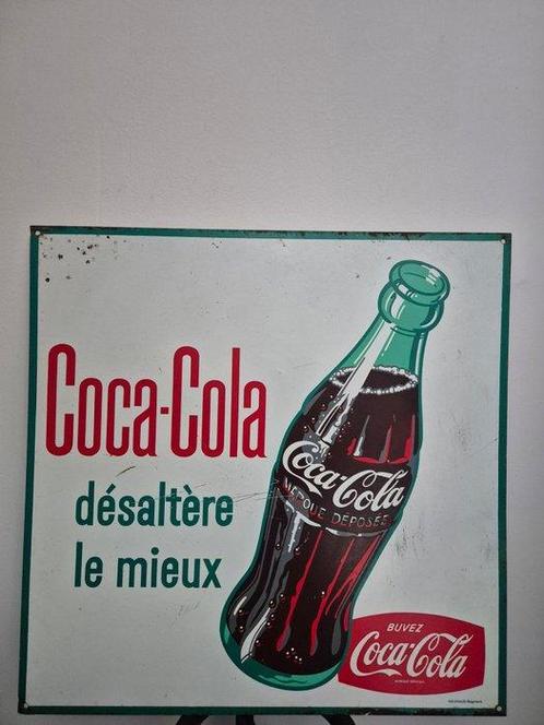 Coca-Cola - neuhaus bagneux - Emaille plaat - Coca-cola, Antiek en Kunst, Antiek | Wandborden en Tegels