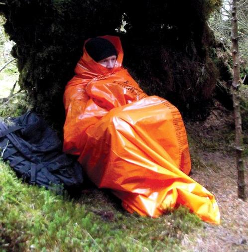 Bedrukte survival zak, Verzamelen, Militaria | Algemeen, Verzenden
