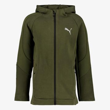 Puma Evostripe kinder sweatvest donkergroen maat 146/152 beschikbaar voor biedingen