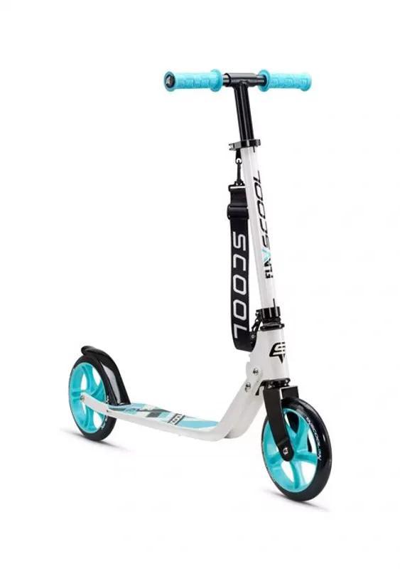 SCOOL flaX 8.3 - White/Light Blue (SCOOL, Merken), Fietsen en Brommers, Steps, Nieuw, Ophalen of Verzenden