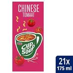 Cup-a-soup unox chinese tomaten 175ml | Doos a 21 zak | 4 st, Ophalen of Verzenden