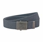 Landley Canvas Riem Schuifgesp Koppelriem - Grijs - 105, Kleding | Heren, Riemen en Ceinturen, Verzenden, Nieuw