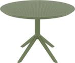 Ronde Tuintafel - Sky - Ø105 cm - Kunststof - Olijf Groen -