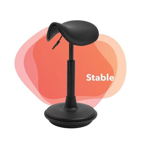 Wobblez® Stable Wiebelkruk met zadel - Ergonomisch zitten, Huis en Inrichting, Bureaustoelen, Ergonomisch, Nieuw, Bureaukruk, Verzenden