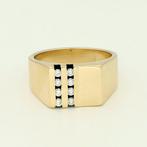 Ring - 10 kt. Geel goud - 0.32ct. tw. Diamant (Natuurlijk), Sieraden, Tassen en Uiterlijk, Ringen, Nieuw