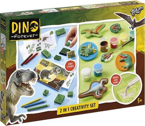Totum junior dino 2-in-1 knutselset, Kinderen en Baby's, Speelgoed | Overig, Verzenden