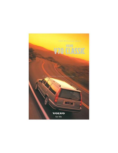 2000 VOLVO V70 CLASSIC BROCHURE JAPANS, Boeken, Auto's | Folders en Tijdschriften, Volvo