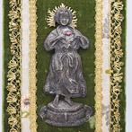 Reliëf, Sagrado Corazón del Niño Jesús S. XIX - 17 cm -, Antiek en Kunst